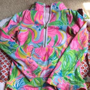 XS/S LILY PULITZER half zip jacket